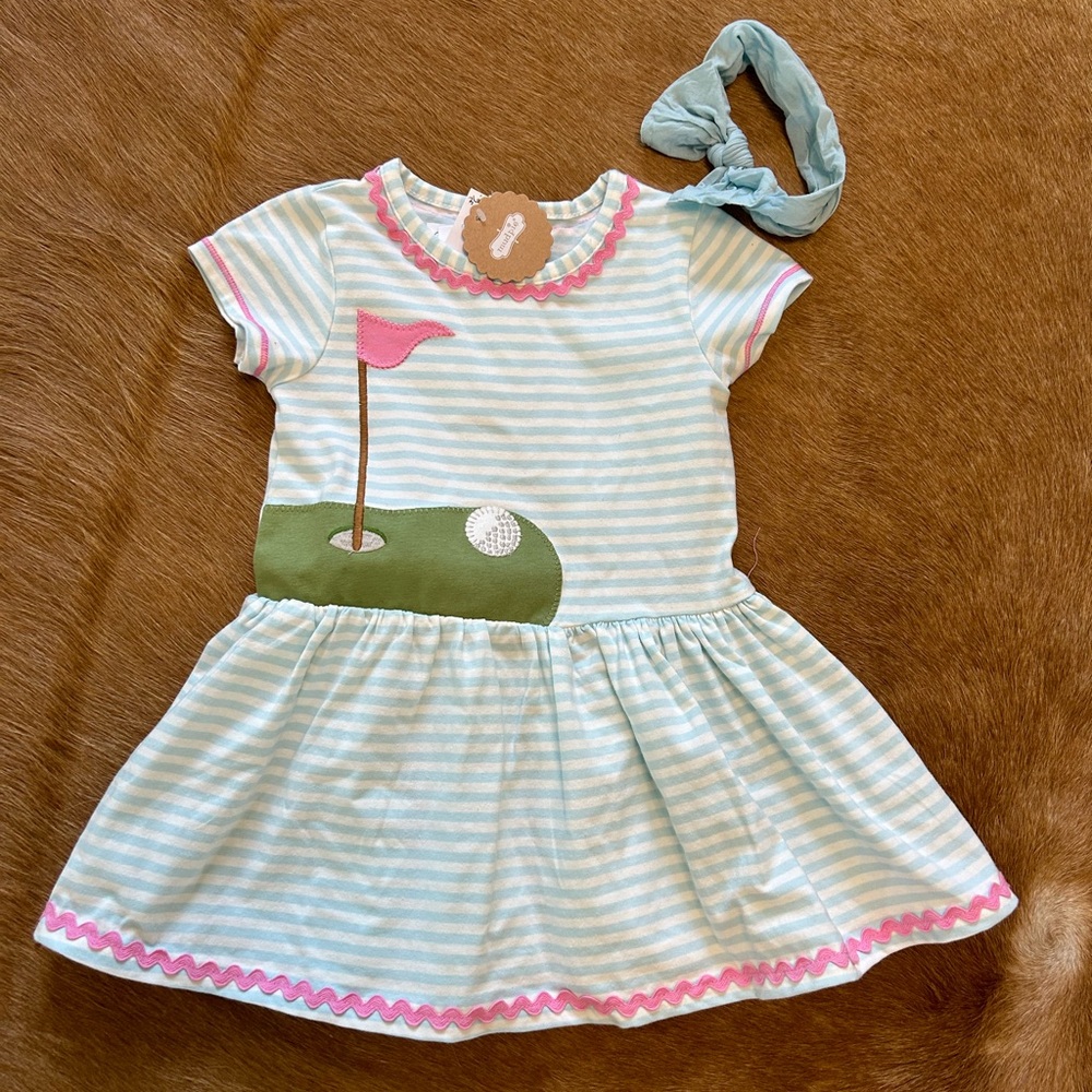 Mudpie Baby Golf Outfit 12-18M
